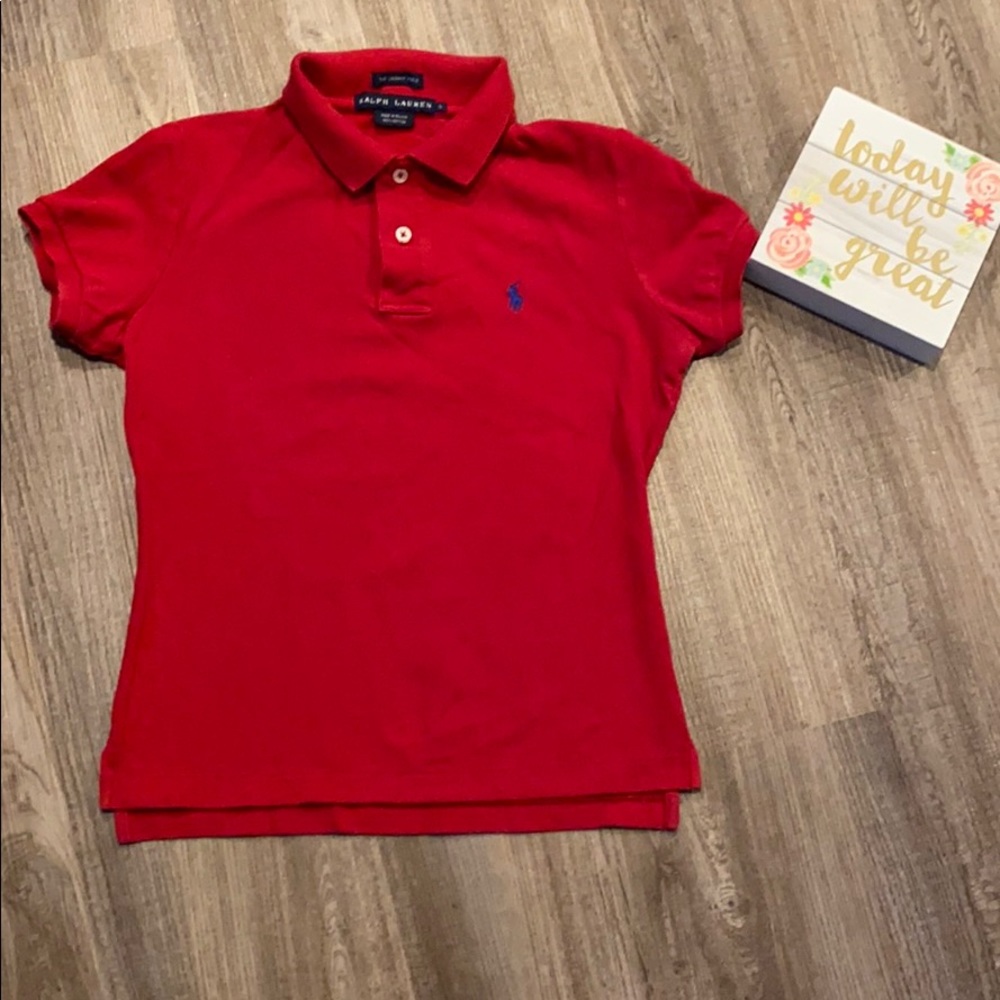 Ralph Lauren ‘Skinny Fit’ Pique Polo Shirt